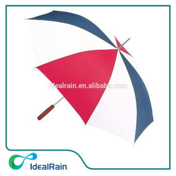 30inch auto open multi colors wooden handle custom golf umbrella