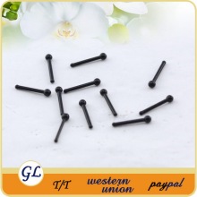316L stainless steel 1 mm nose piercing stud invisible l shaped nose ring jewelry