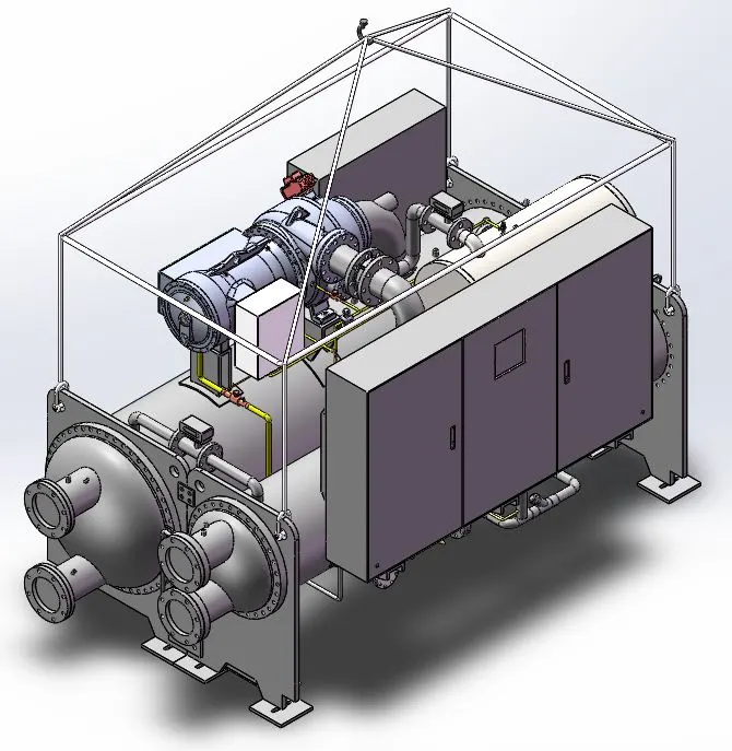 Sanher 400tons Water System Water Cooled Magnetic Centrifugal Chiller