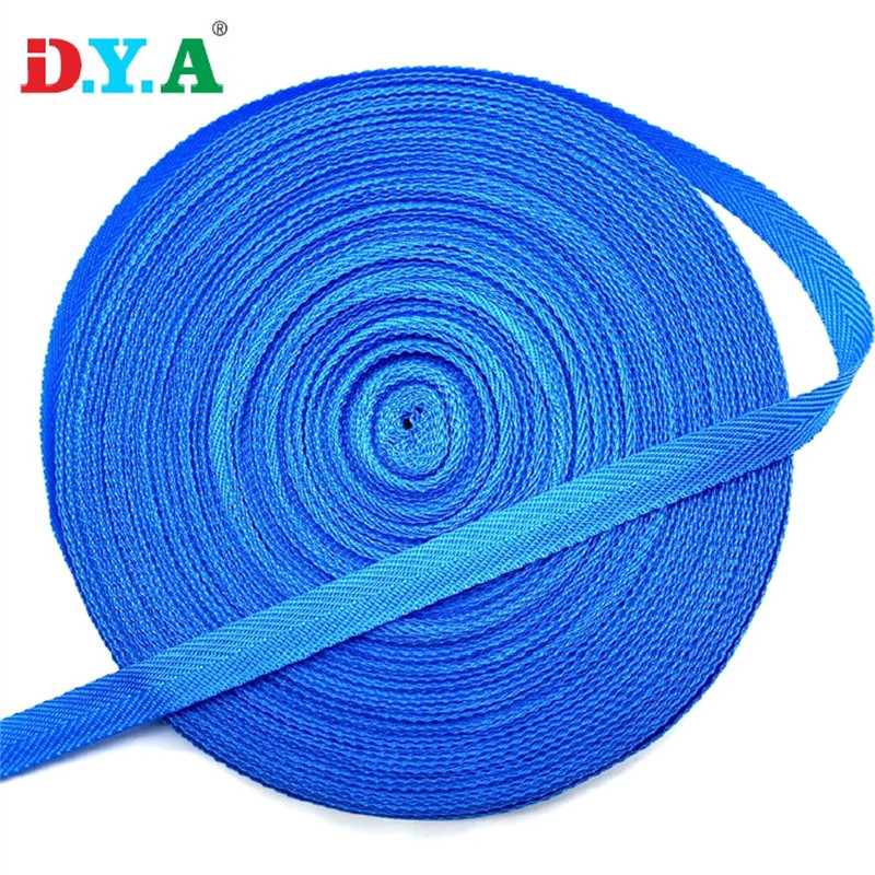 High Quality 25mm pp padded webbing tape 20mm blue strap polypropylene