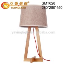 vintage table lamp wooden furniture,Antique fabric table lamp