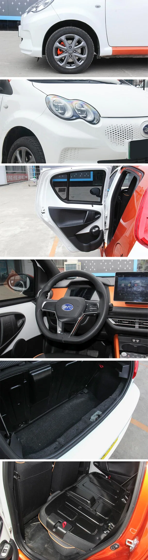 Ridever Trade 2020 B Y D E1 Mini Cars 5 Doors 5 Seats Sedan Nedc 305 Km Pure Electric New Energy Automatic Electric Used Cars Wholesale
