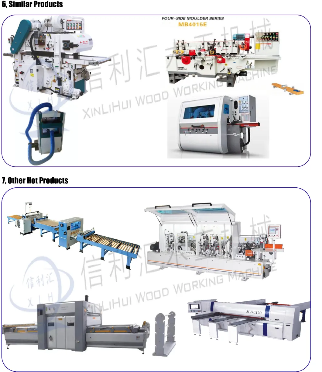 Four Side Wood Planer Moulder with Five Spindles for Woodworking Planer/ Four Sides Planing and Milling Machine with Spindle Cutters Woodworking Spindle