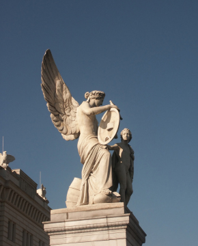 theme park statue marble sculpture handcarved large angel statues