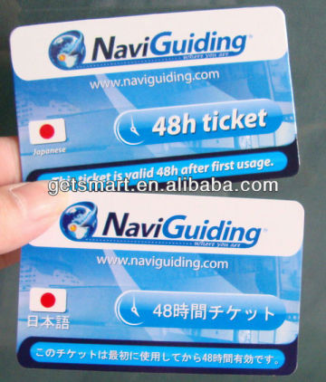 13.56MHZ Printed Paper Smart Card