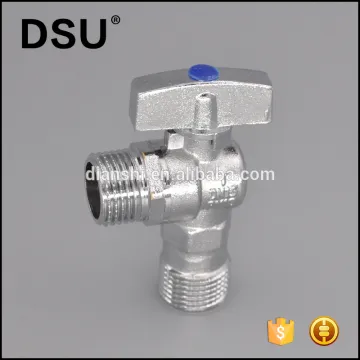 Forged male thread brass angle valve