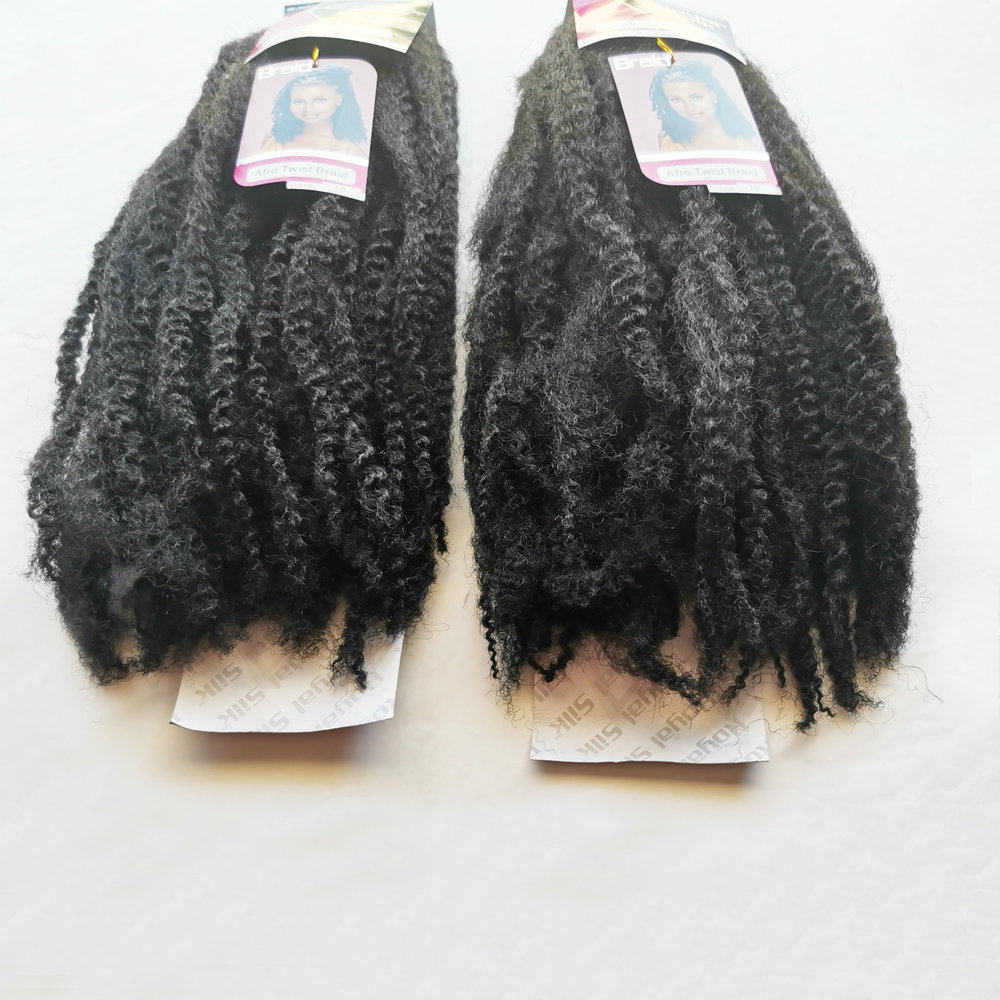 wholesale afro kinky bulk synthetic hair for dreadlocks twist and braiding hair