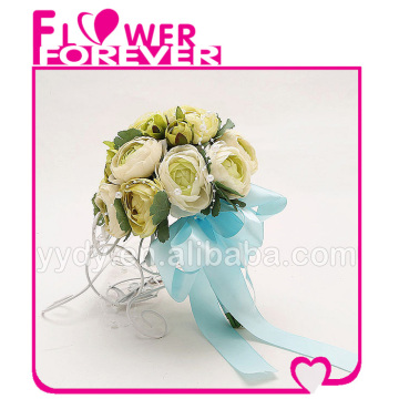 Wedding Flower Blue Bridal Bouquet