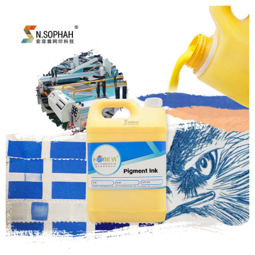 Multicolor Pigment Ink for High Quality Fabric Screen Printing