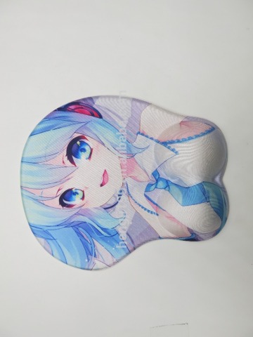 3D gel mouse pad sexy mouse pad with wrist support