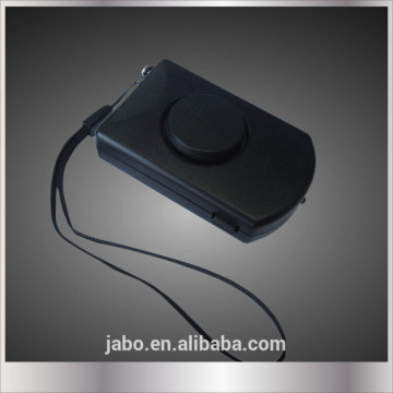 JABO New black color Flashlight personal alarm with 120dB