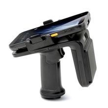 UHF RFID Handheld Sled Readers with Barcode Scanners: Compatible with Android and iOS Smartphones