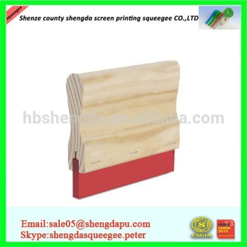 wood handle squeegee scraper