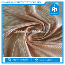 Lutrous polyester warp tricot knitted dazzle sport shorts fabrics