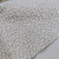 Tessuto di mantello in pile poli orsacchiotto a maglia tessile