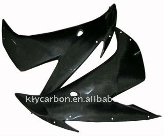 Carbon side panels for Yamaha R1 motorcycles