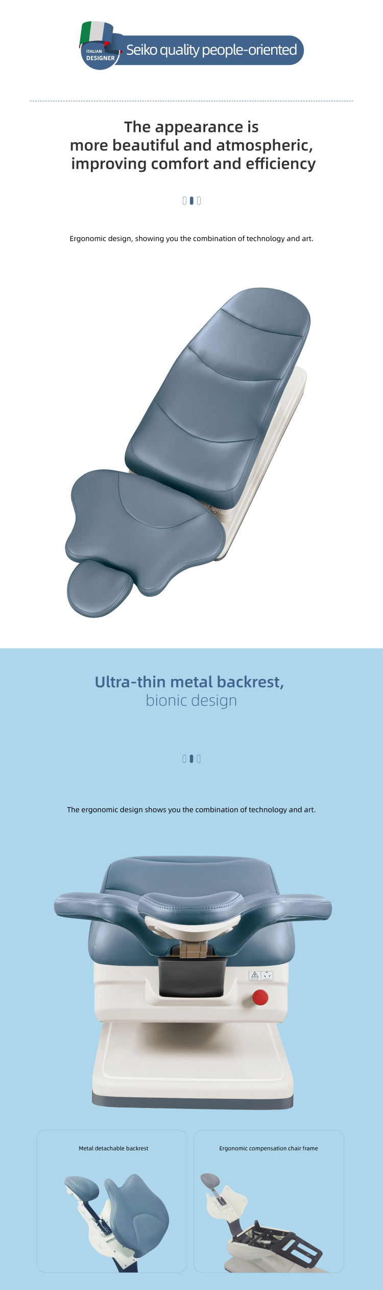Dental Implant Chair with Water Heater System