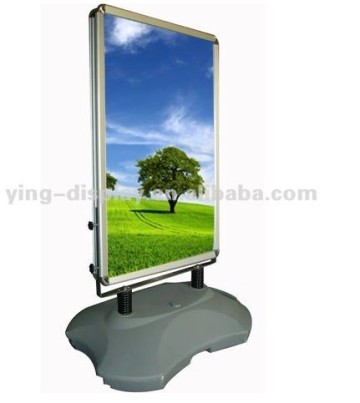 Hot sales outdoor double side poster display folding poster stand