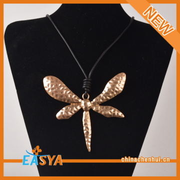 Wholesale Choker Necklaces Dragonfly Pendant Gold Necklace