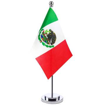 Sunshine Custom Mexico Desk Flag - Factory Price, All Countries Shipped
