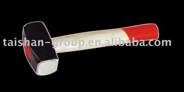 BRITISH TYPE STONING HAMMER WITH BLEACHING HANDLE