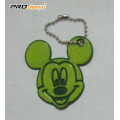 Blenda z PVC w kolorze Hi-Vis Green Mickey Pendant For Children