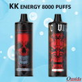 KK Energy 8000 -Puffs Obstgeschmack Vape