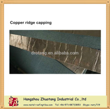 Copper asphalt shingle ridge capping factory