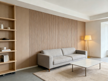 Sculptural MDF Wall Panel High Density Interior Decor