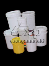 painted buckets mould round bucket mould plastic drum mould