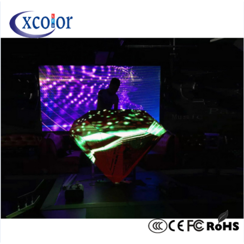 Stage background DJ Curved LED booth