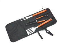 BBQ grill set with apron packaging