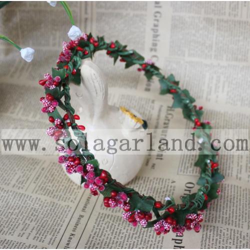 Newest Design Flower Crown Headband Hair Garland Bride Wedding Headwear