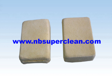 Auto care cleaning pure leather sponge
