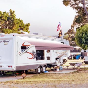 Assiemi del set completo di sole da tenda per camper motorizzati motorizzati