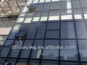 Visible Aluminum Frame Glass Curtain Wall