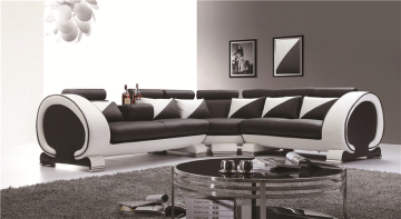 Unique Design Home Furniture Leather Sofa Set
