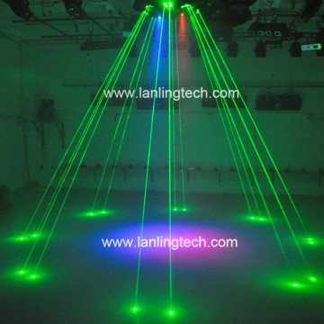 Octopus LED Laser Light, Big Lase Show Len830gg