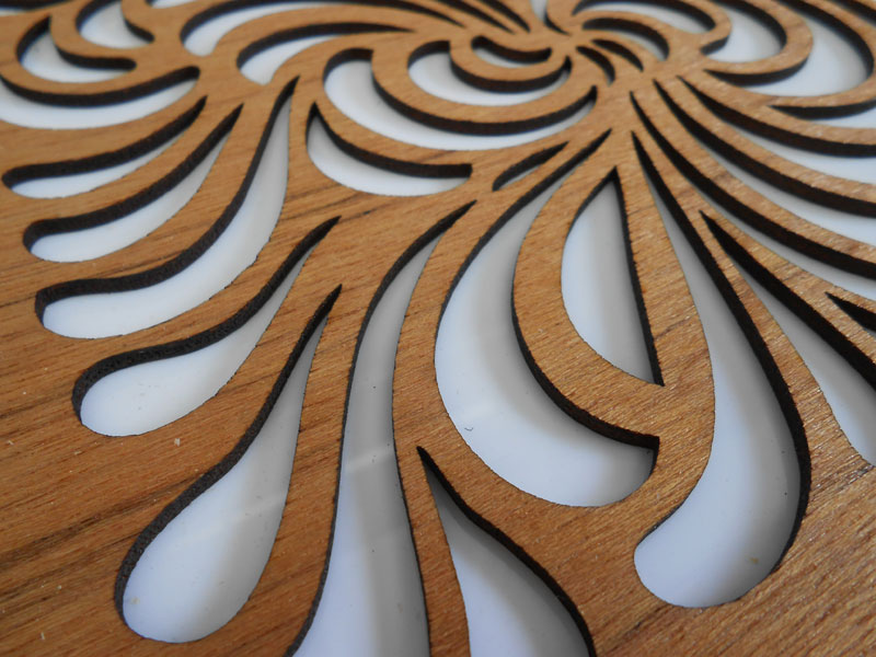 laser cut wood