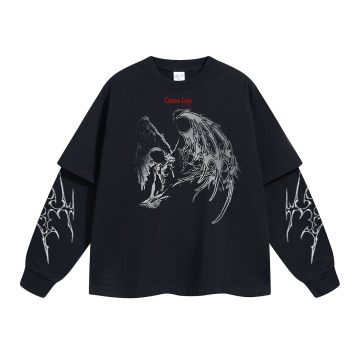 DTG Two Items Custom Men's Oversized Heavyweight Digital Printed Sweatshirts