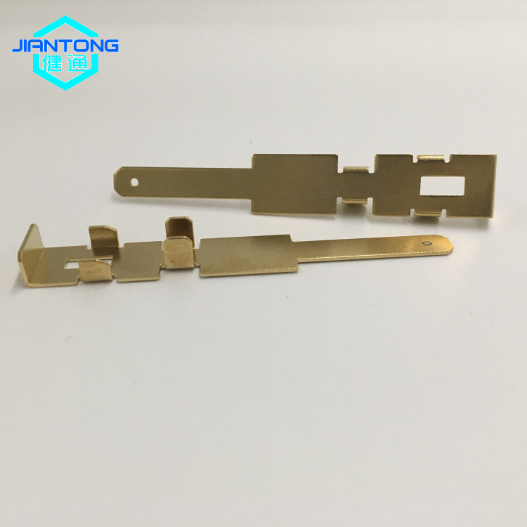 Stamped Brass Electrical Parts Brass Stamping Hardware