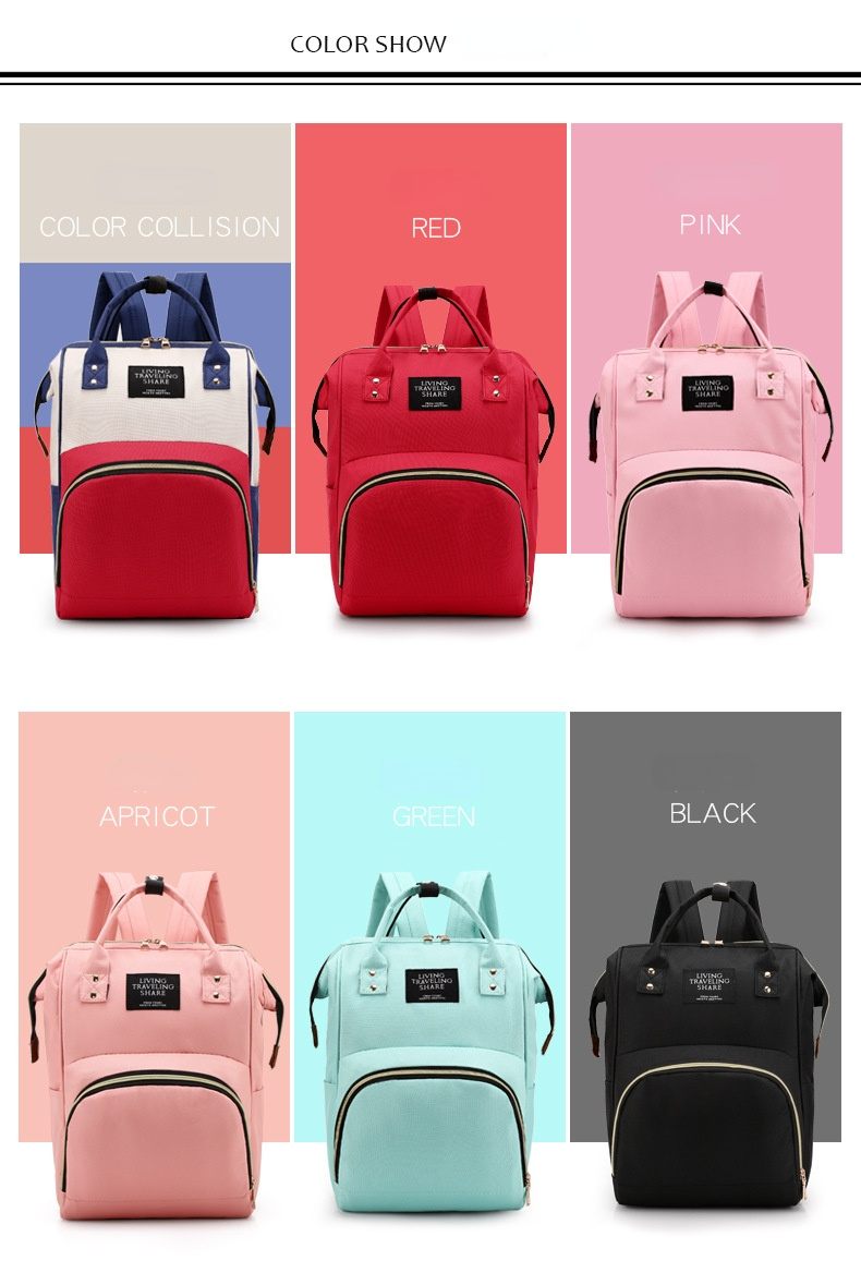 New Multi Function portable mummy bag Rucksack Insular Baby Travel Nappy Changing mother mumm Diaper Bag Backpack