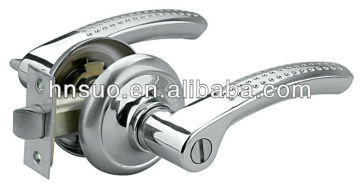 classical three lever tubular handle door lock bathroom