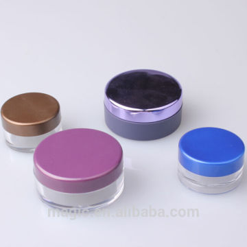 Empty thick wall small makeup containers;empty small makeup containers