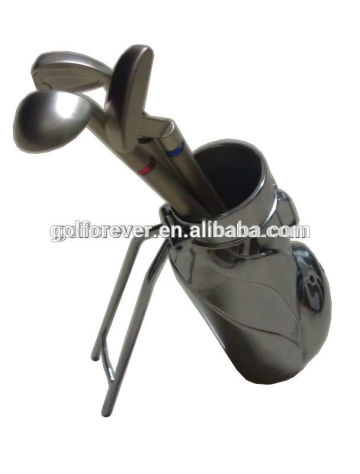 metal golf pen holder