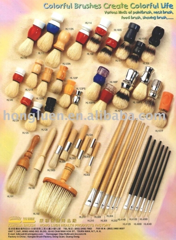 Professional Wooden Makeup Shaving Brush Set