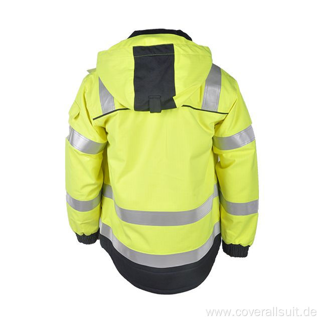 construction safety work fire retardant waterproof jacket