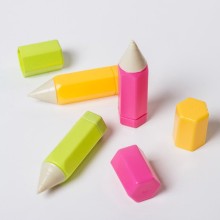 Colorful plastic cake decorations
