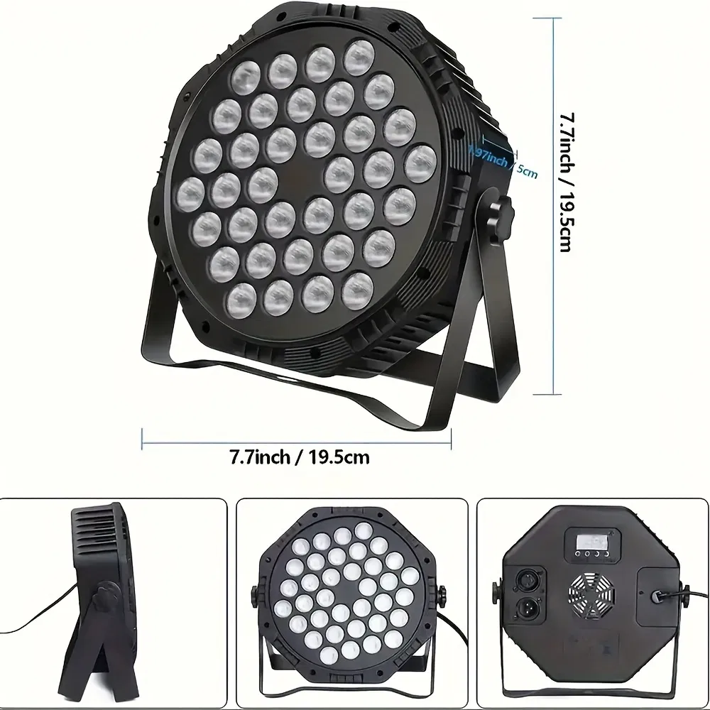 RGB LED DJ Party Light, Disco Atmosphere Stage Lamp
