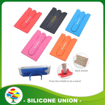 Silicone Mobile Phone Case Card Holder